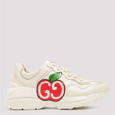 gucci cherry sneakers|gucci rhyton lace up sneakers.